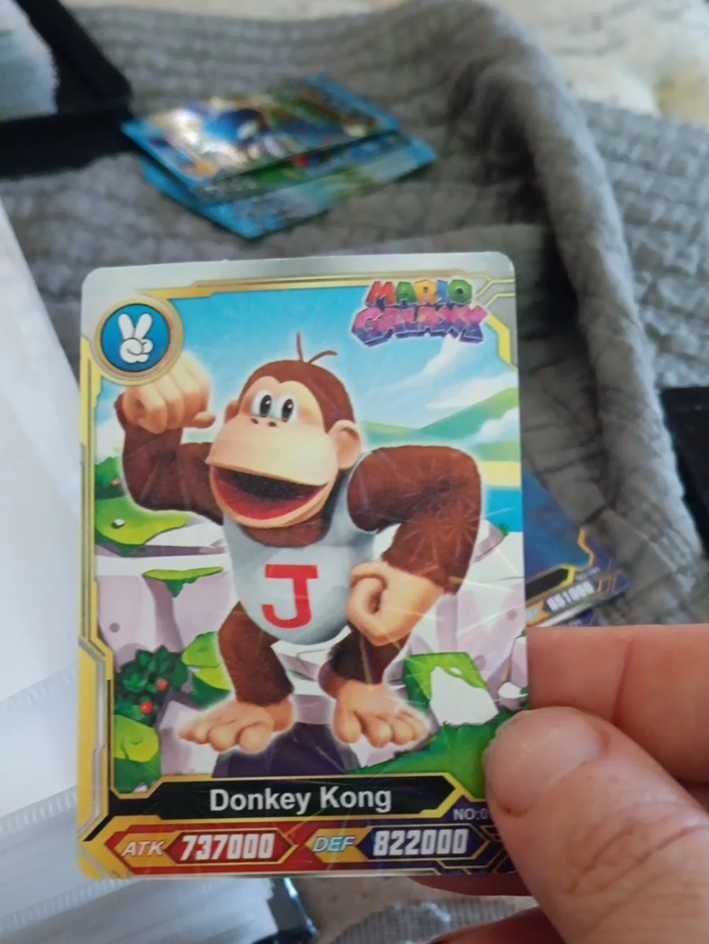 Nintendo Donkey Kong Trading Card - Brown, Green, Blue Accents
